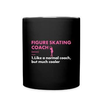 Sport Coach Figure Skating - Full Colour Mug - black - Front