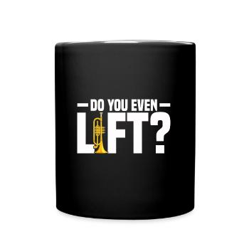Mellophon Musikinstrument | Blaskapelle Geschenke - Tasse einfarbig - Schwarz - Vorne
