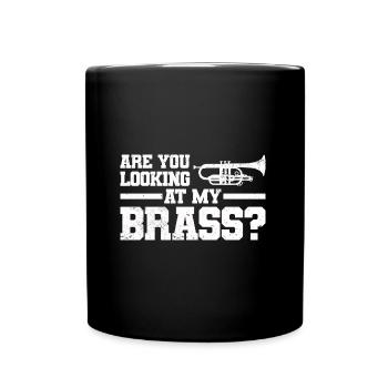 Mellophon Spieler | Musik Marschmusik Geschenkidee - Tasse einfarbig - Schwarz - Vorne
