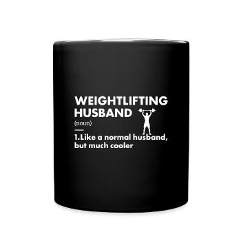 Sport Mari Définition Haltérophilie - Mug uni - noir - Devant