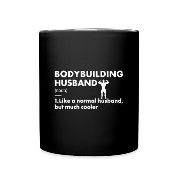 Sport Husband Definition Bodybuilding - Full Colour Mug - black - Front