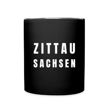 Zittau, Saxony - Full Colour Mug - black - Front
