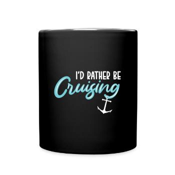 Bateau de croisière - Mug uni - noir - Devant