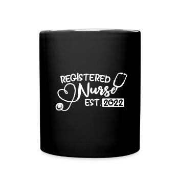 Infirmier - Mug uni - noir - Devant