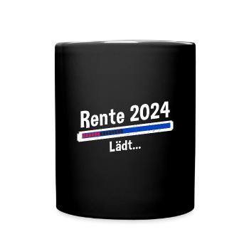 Rente 2024 Lädt... Rente 2024 - Tasse einfarbig - Schwarz - Vorne