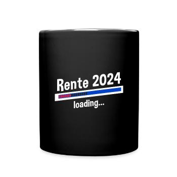 Rente 2024 Loading... Rente 2024 - Tasse einfarbig - Schwarz - Vorne