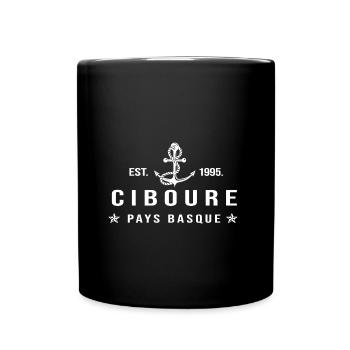 Ciboure cadeau cool ciboure pays basque - Mug uni - noir - Devant