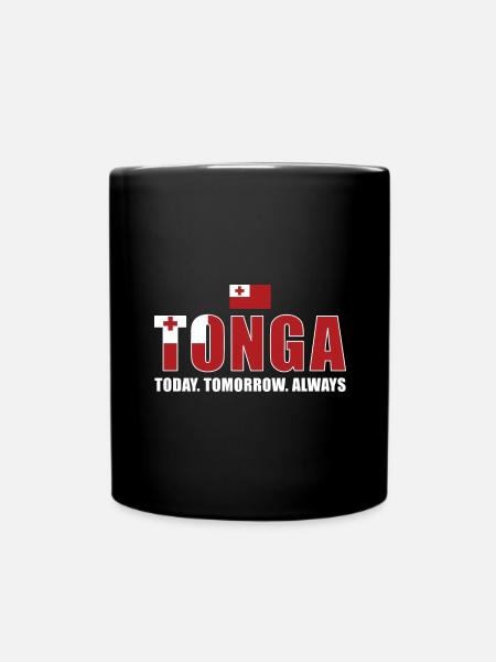 Les Tonga aujourd’hui demain Toujours Tonga Rugby - Mug uni - noir