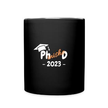 Docteur diplômé Phinished 2023 - Mug uni - noir - Devant