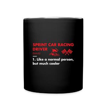 Sport Driver Définition Sprint Car Racing - Mug uni - noir - Devant