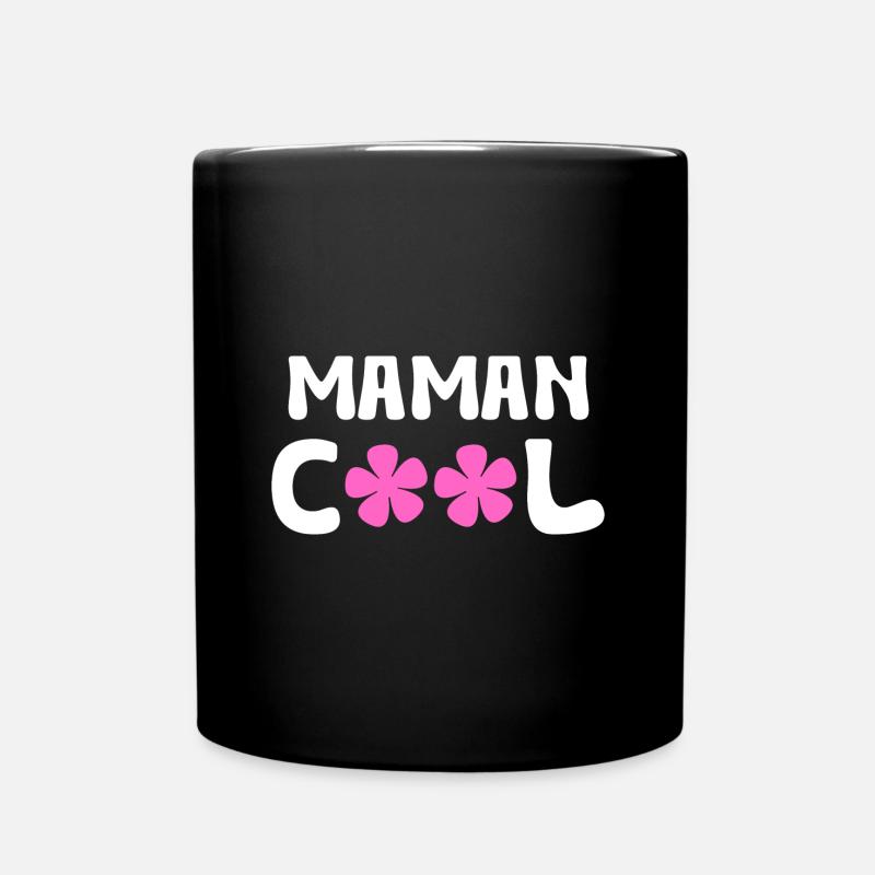 maman cool - Mug uni - noir