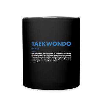 Sport Définition Taekwondo - Mug uni - noir - Devant