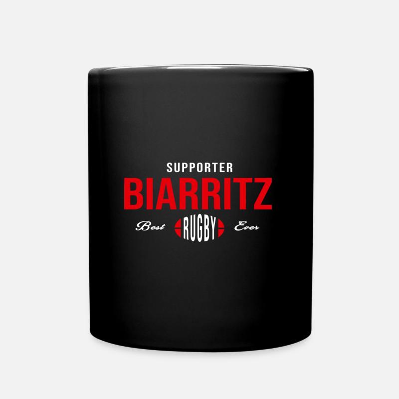 Rugby Biarritz supporter rugby BO - Mug uni - noir