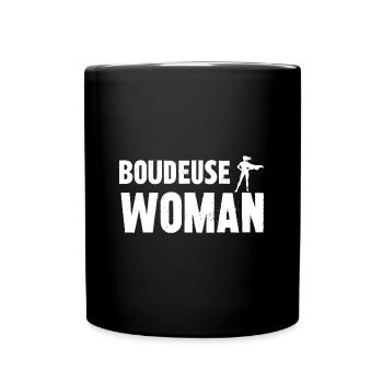 boudeuse woman - Mug uni - noir - Devant