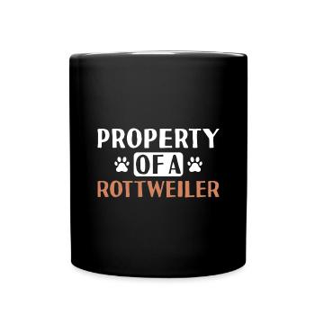 Property Of A Rottweiler - Full Colour Mug - black - Front