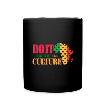 Black History Month Black History - Tasse einfarbig - Schwarz - Vorne