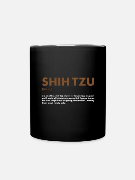 Shih Tzu Définition - Mug uni - noir