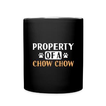Property Of A Chow Chow - Full Colour Mug - black - Front