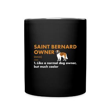 Saint Bernard Owner Definition - Full Colour Mug - black - Front