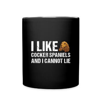 Chien J’aime Corgi Et Je Ne Peux Pas Mentir - Mug uni - noir - Devant