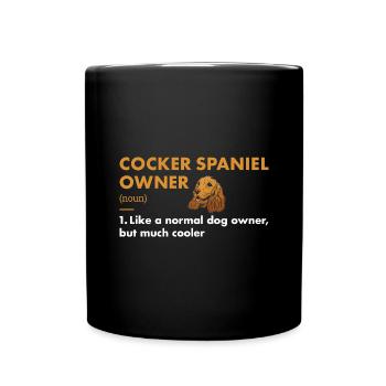 Définition du propriétaire de chien Corgi - Mug uni - noir - Devant