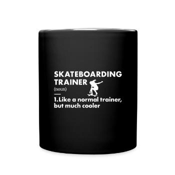 Coach sportif Skateboard - Mug uni - noir - Devant
