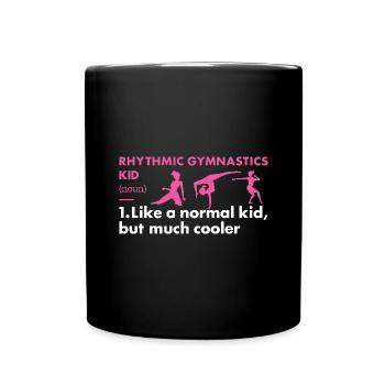 Gymnast Kid Definition Rhythmic Gymnastics - Tasse einfarbig - Schwarz - Vorne