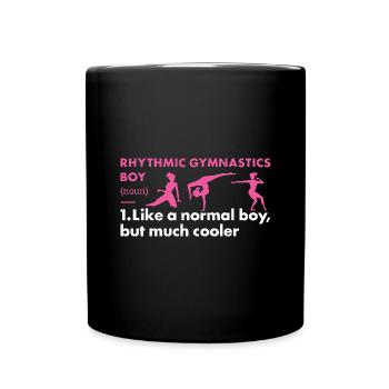 Gymnast Boy Definition Rhythmic Gymnastics - Tasse einfarbig - Schwarz - Vorne