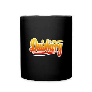 Duisbourg - Mug uni - noir - Devant