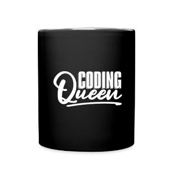 Programmierer Coder Software Entwickler - Tasse einfarbig - Schwarz - Vorne