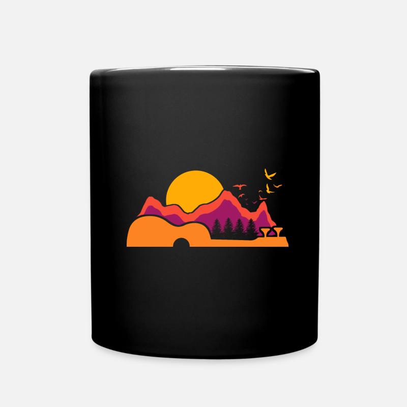 Ukulele - Tasse einfarbig - Schwarz