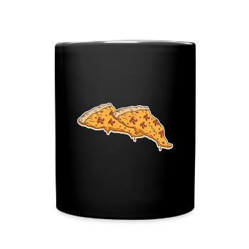 Math Pizza Pi - Mug uni - noir - Devant
