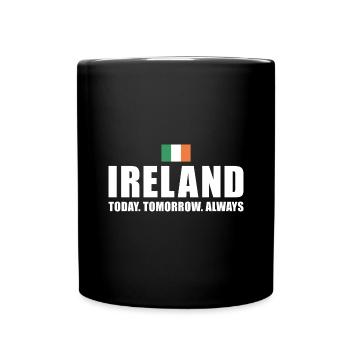 Ireland Today Tomorrow Always Ireland Rugby - Full Colour Mug - black - Front