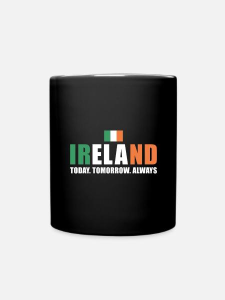 Ireland Today Tomorrow Always Ireland Rugby - Tasse einfarbig - Schwarz