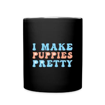 Dog groomer Dog groomer - Full Colour Mug - black - Front