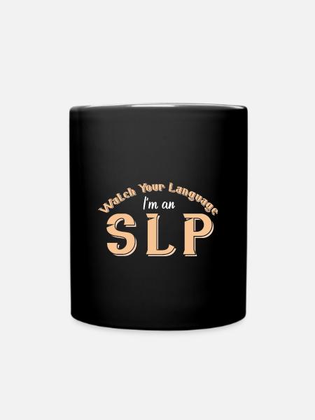 Sprachtherapie Sprachtherapeut - Tasse einfarbig - Schwarz