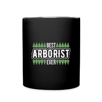 Bûcheron Bûcheron Tronçonneuse - Mug uni - noir - Devant