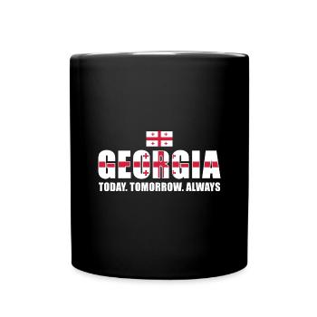 Aujourd’hui Demain Toujours Rugby - Mug uni - noir - Devant