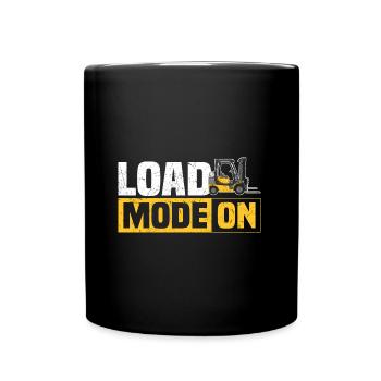Les dictons du conducteur de chariot élévateur | Cadeau chariot élévateur - Mug uni - noir - Devant