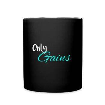 Only Gains - Full Colour Mug - black - Front