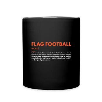 Sport Definition Flag Football - Full Colour Mug - black - Front