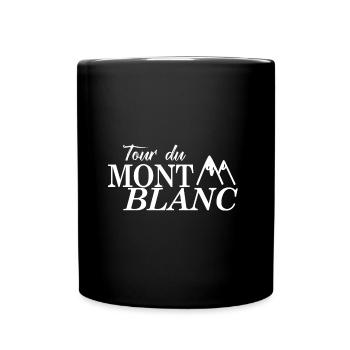 GR TMB randonnée tour du Mont Blanc Randonneur - Mug uni - noir - Devant