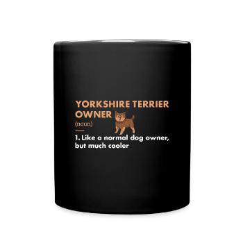 Yorkshire Terrier Définition du propriétaire - Mug uni - noir - Devant
