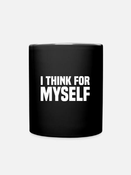 Atheismus Skeptiker Atheisten Atheist Wissenschaft - Tasse einfarbig - Schwarz