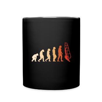 Sport Evolution Windsurfing - Full Colour Mug - black - Front