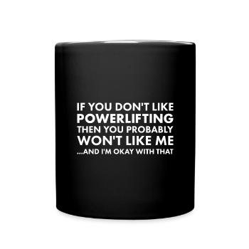 Sport Si vous n’aimez pas la dynamophilie - Mug uni - noir - Devant