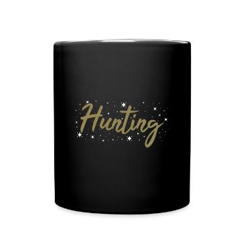 Chasse au chasseur - Mug uni - noir - Devant