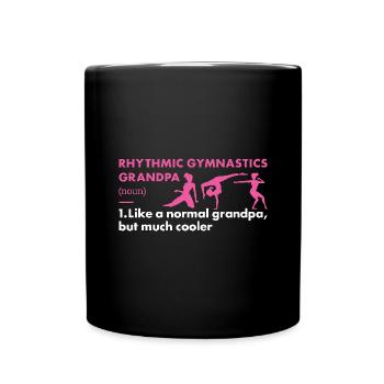 Gymnast Grandpa Definition Rhythmic Gymnastics - Tasse einfarbig - Schwarz - Vorne