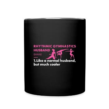 Gymnast Husband Definition Rhythmic Gymnastics - Tasse einfarbig - Schwarz - Vorne
