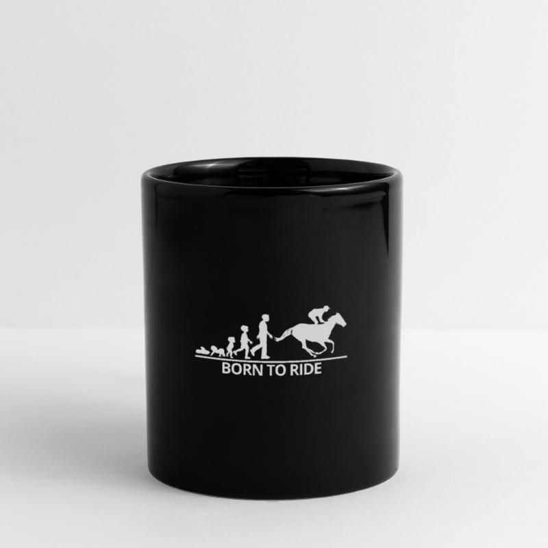 Cheval Evolution Cavalier Cavalier Cadeau Evolution Mug uni